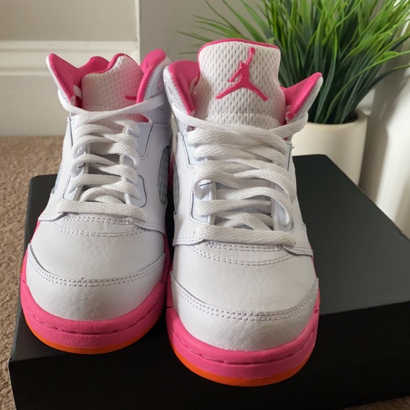 Jordan 5 Retro---Pinksicle-Safety Orange 13C - Picture 2 of 7